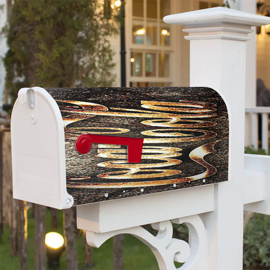Coca Cola Vintage Stone Magnetic Mailbox Cover 18" X 21" Outdoor Decor