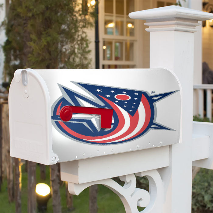 Columbus Blue Jackets Hockey1 Magnetic Mailbox Cover 18" X 21" Outdoor Decor