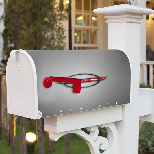 Corvette C4 Flag Magnetic Mailbox Cover 18" X 21" Outdoor Decor