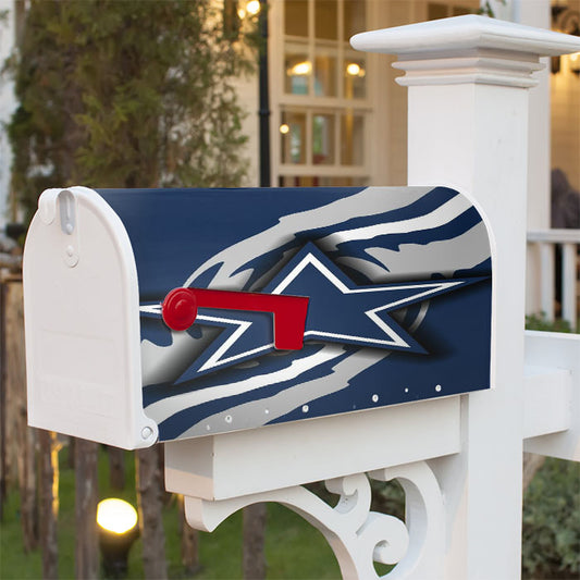 Dallas Cowbo Magnetic Mailbox Cover 18" X 21" Outdoor Decor