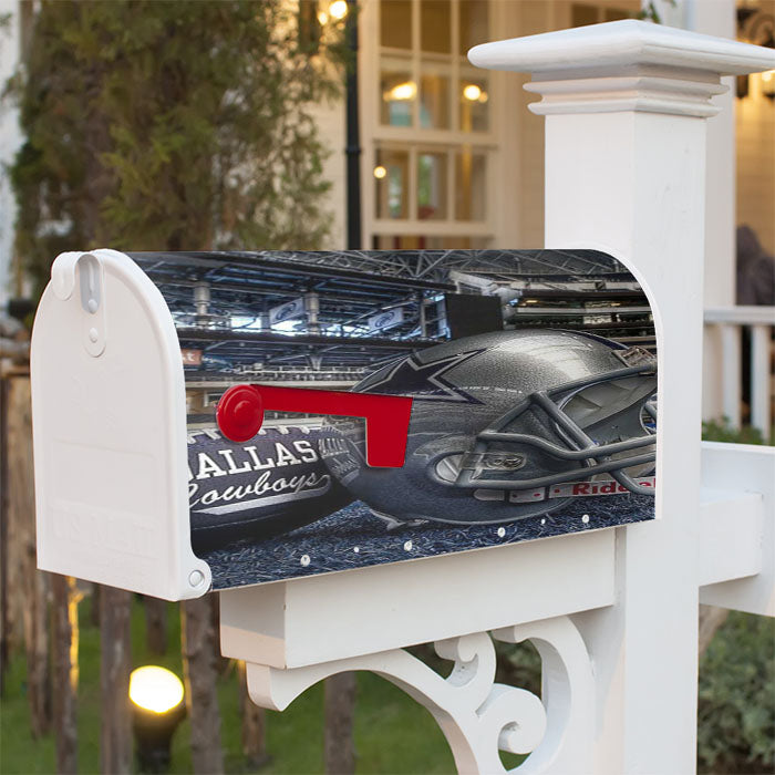Dallas Cowboys 3 Magnetic Mailbox Cover 18" X 21" Outdoor Decor