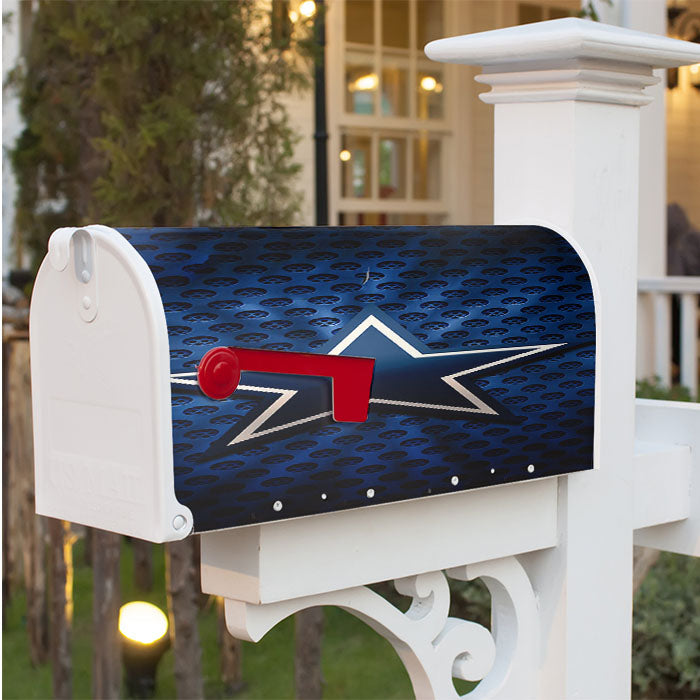 Dallas Cowboys Blue Logo 8 Magnetic Mailbox Cover 18" X 21" Outdoor Decor
