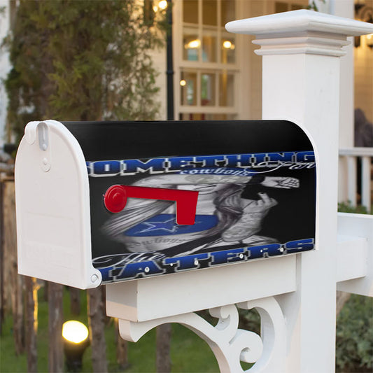 Dallas Cowboys Female Magnetic Mailbox Cover 18" X 21" Outdoor Decor