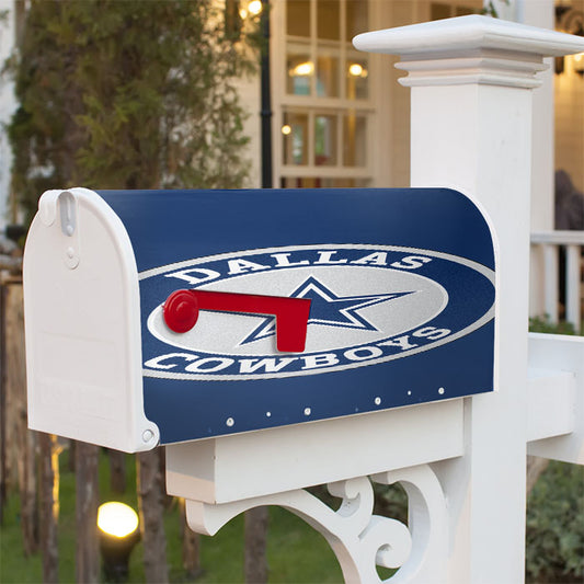 Dallas Cowboys Logo Magnetic Mailbox Cover 18" X 21" Outdoor Decor