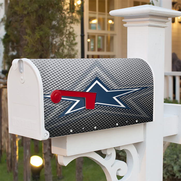 Dallas Cowboys Wallapaper Carbon 2 Magnetic Mailbox Cover 18" X 21" Outdoor Decor