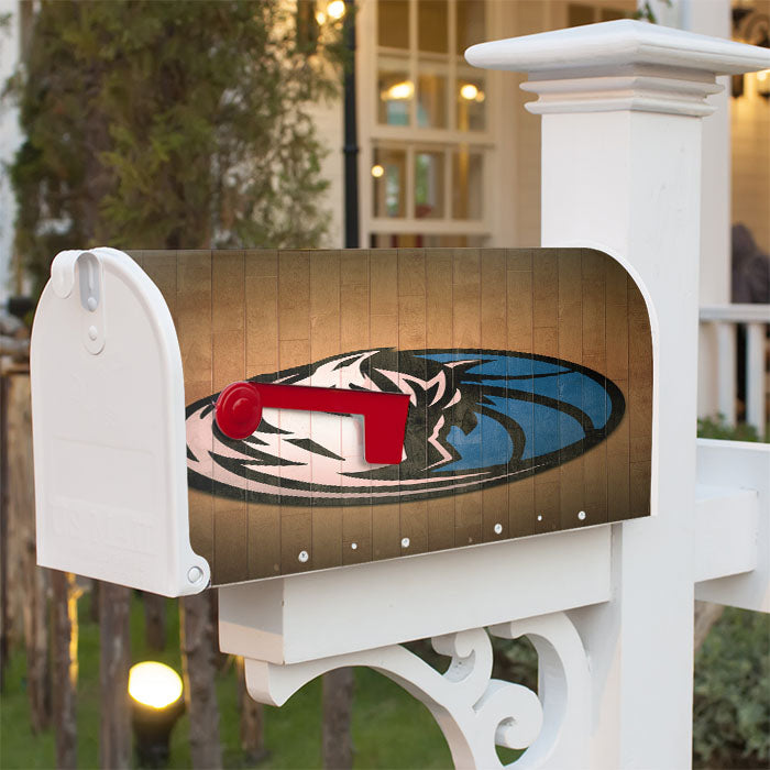 Dallas Mavericks Hardwood Magnetic Mailbox Cover 18" X 21" Outdoor Decor