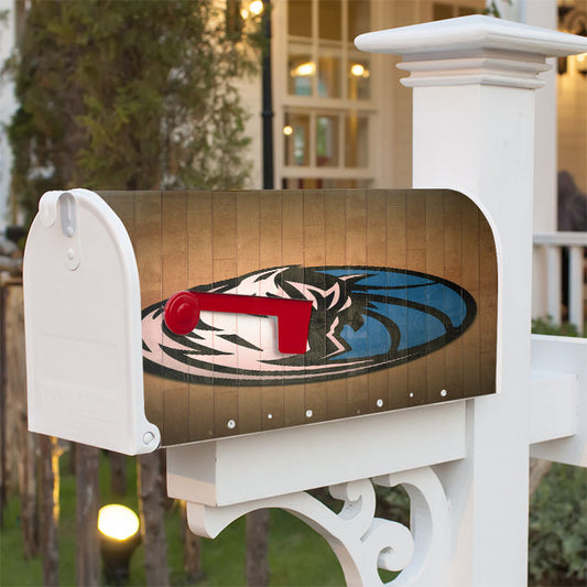 Dallas Mavericks Hardwood Magnetic Mailbox Cover 18" X 21" Outdoor Decor