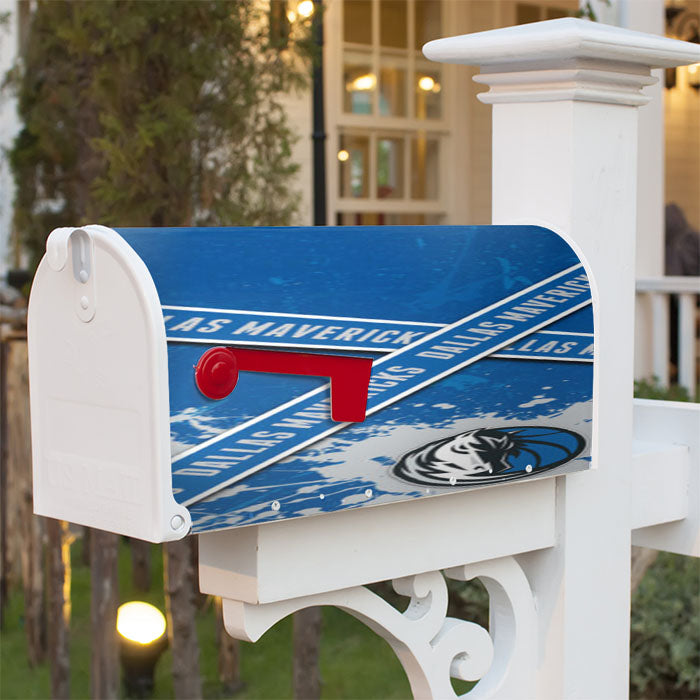 Dallas Mavericks Logo Magnetic Mailbox Cover 18" X 21" Outdoor Decor