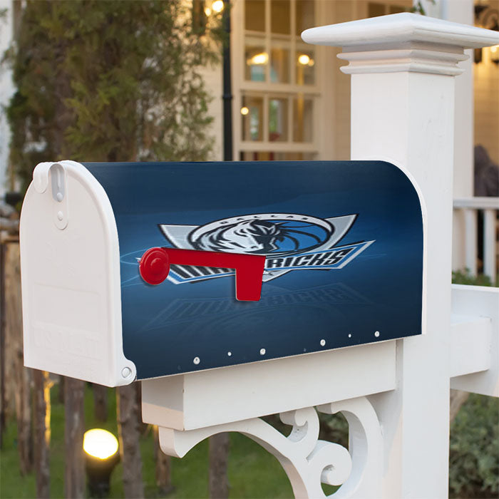 Dallas Mavericks Nba Magnetic Mailbox Cover 18" X 21" Outdoor Decor