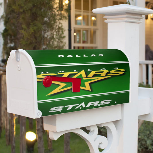 Dallas Stars Magnetic Mailbox Cover 18" X 21" Outdoor Decor