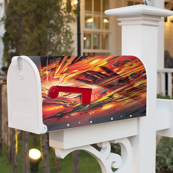 Dark Phoenix Magnetic Mailbox Cover 18" X 21" Outdoor Decor