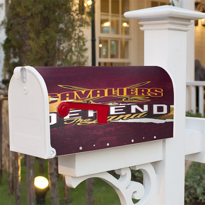 Defend The Land Cavaliers Playoff Magnetic Mailbox Cover 18" X 21" Outdoor Decor