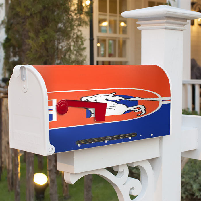 Denver Broncos 20 Magnetic Mailbox Cover 18" X 21" Outdoor Decor