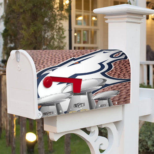 Denver Broncos Superbowl 50 Magnetic Mailbox Cover 18" X 21" Outdoor Decor