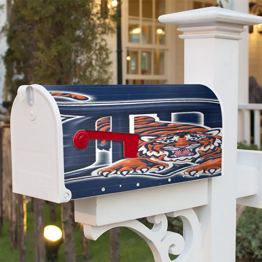 Detroid Tigers Baseball Team Icon Magnetic Mailbox Cover 18" X 21" Outdoor Decor