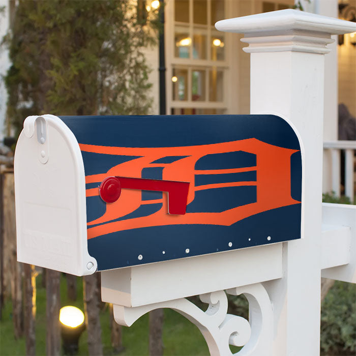 Detroid Tigers Orange Blue Magnetic Mailbox Cover 18" X 21" Outdoor Decor