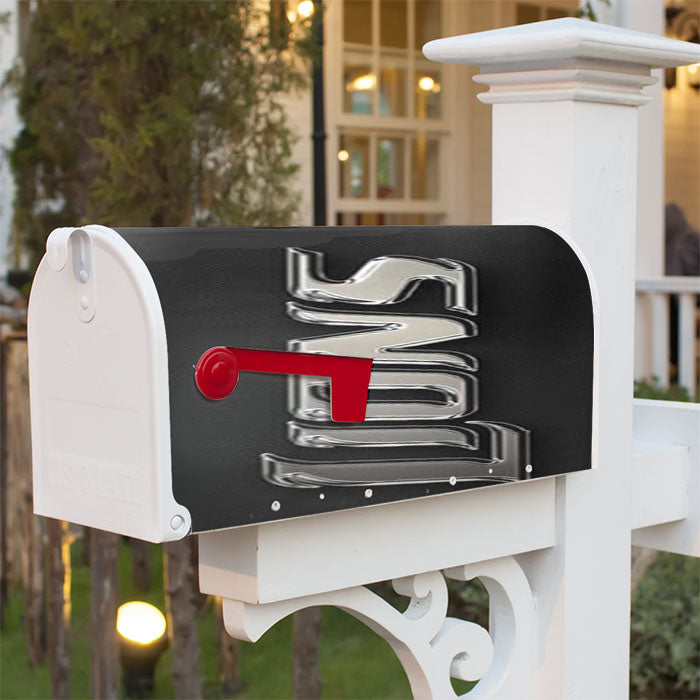 Detroit Lions Chrome Magnetic Mailbox Cover 18" X 21" Outdoor Decor