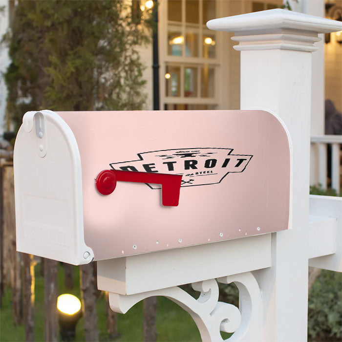 Detroit Strong As Steel Michigan State Magnetic Mailbox Cover 18" X 21" Outdoor Decor