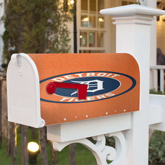 Detroit Tigers Mug Magnetic Mailbox Cover 18" X 21" Outdoor Decor