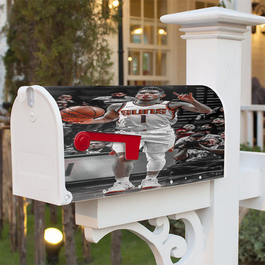 Devin Booker Phoenix Suns Magnetic Mailbox Cover 18" X 21" Outdoor Decor