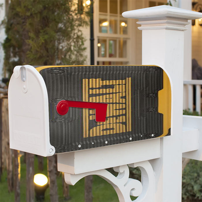 Dewalt Jobsite Radio Magnetic Mailbox Cover 18" X 21" Outdoor Decor