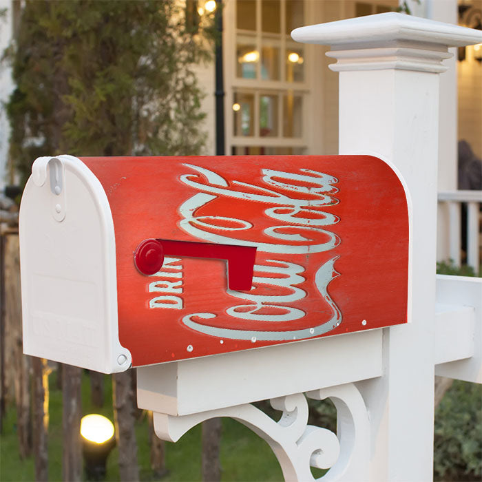 Drink Coca Cola Machine Magnetic Mailbox Cover 18" X 21" Outdoor Decor