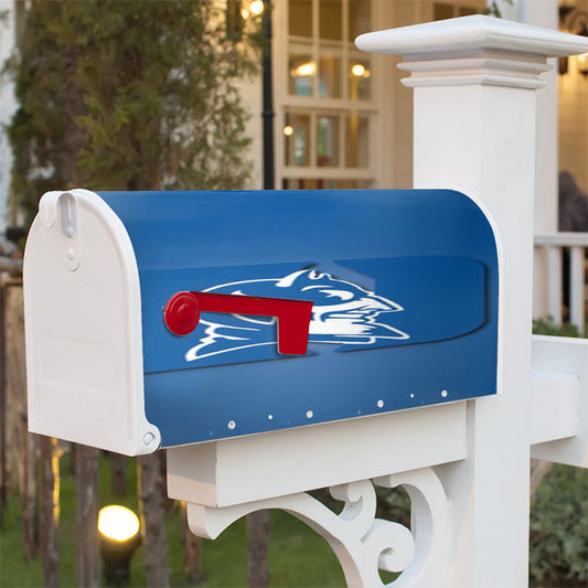 Duke Blue Devils Logo Blue Magnetic Mailbox Cover 18" X 21" Outdoor Decor