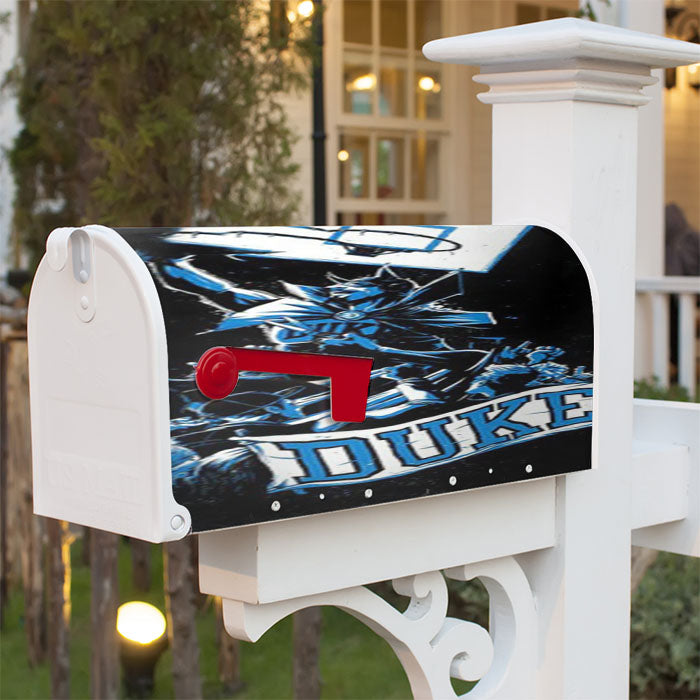 Duke Blue Devils Nba Logo 3 Magnetic Mailbox Cover 18" X 21" Outdoor Decor