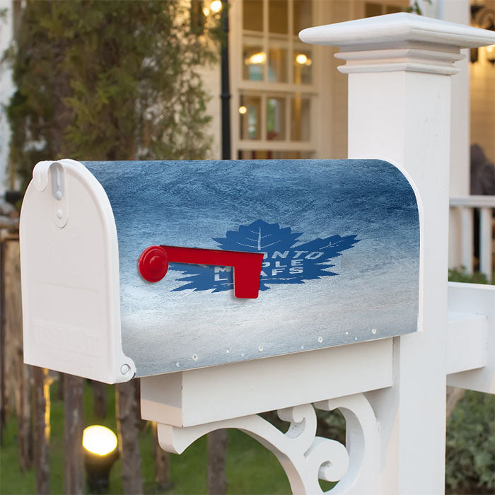 Emblem Logo Nhl Ice Toronto Maple Leafs Magnetic Mailbox Cover 18" X 21" Outdoor Decor