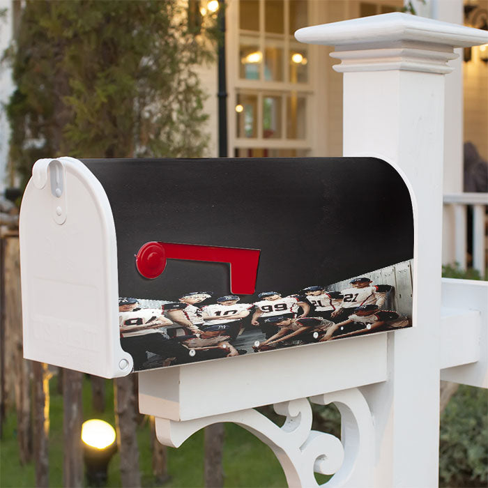 Exo Baseball Fotoshoot Magnetic Mailbox Cover 18" X 21" Outdoor Decor