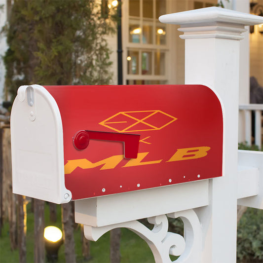 Exo Mlb Magnetic Mailbox Cover 18" X 21" Outdoor Decor