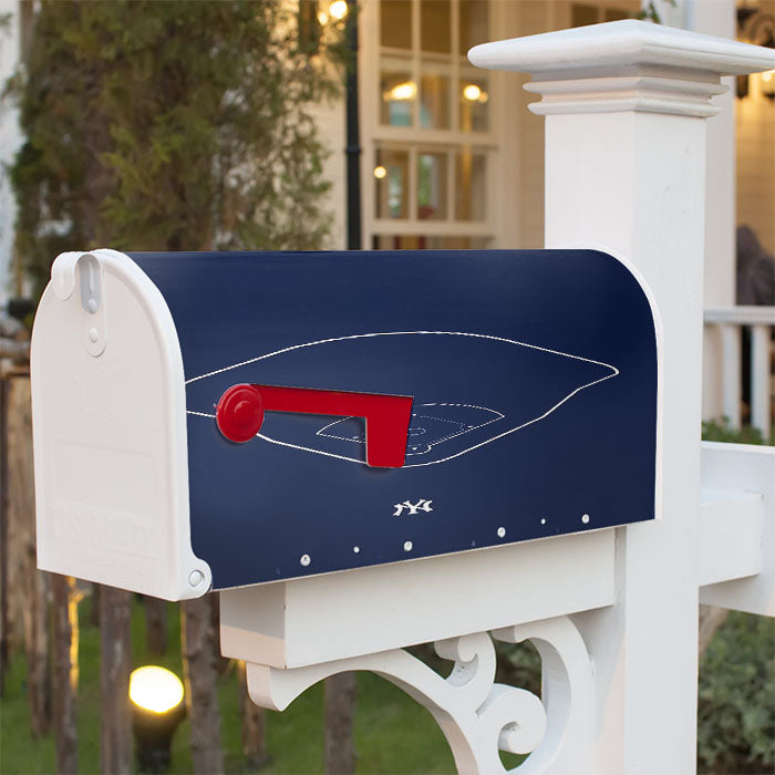 Field Outline Yankee Stadium New York Yankees Magnetic Mailbox Cover 18" X 21" Outdoor Decor