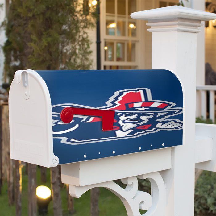 Fisher Cats Unclesam Baseball Logo Blue Magnetic Mailbox Cover 18" X 21" Outdoor Decor