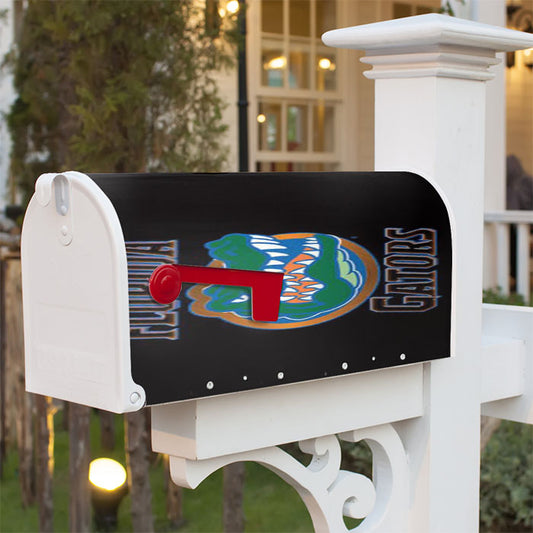 Florida Gators Black Fade Logo Magnetic Mailbox Cover 18" X 21" Outdoor Decor