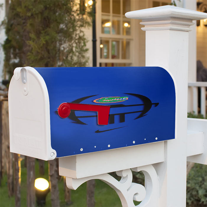 Florida Gators Helmet Blue Magnetic Mailbox Cover 18" X 21" Outdoor Decor