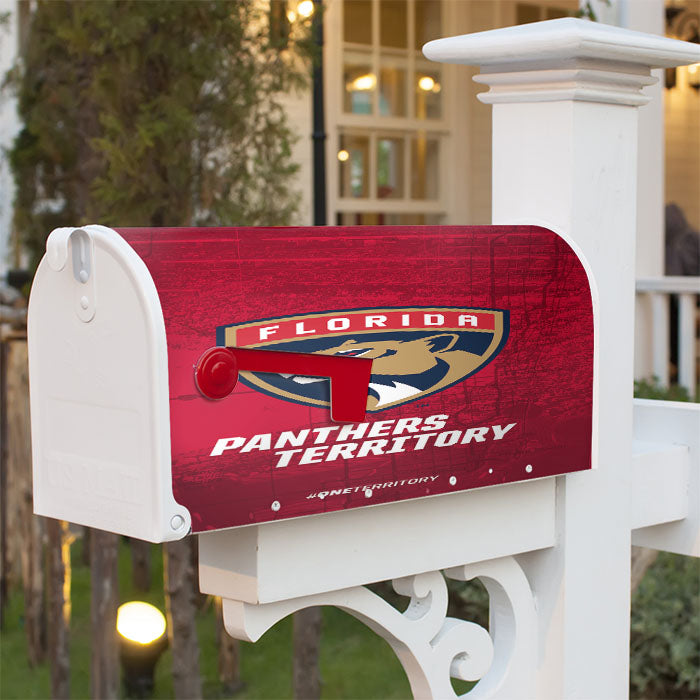 Florida Panthers Territory Magnetic Mailbox Cover 18" X 21" Outdoor Decor
