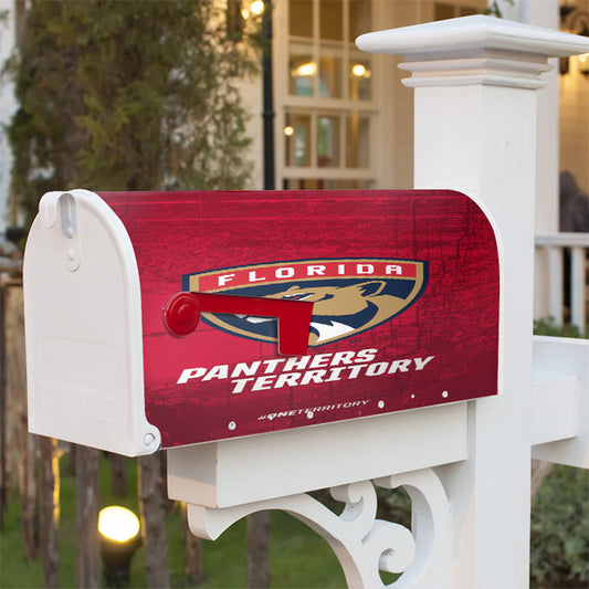 Florida Panthers Territory Magnetic Mailbox Cover 18" X 21" Outdoor Decor