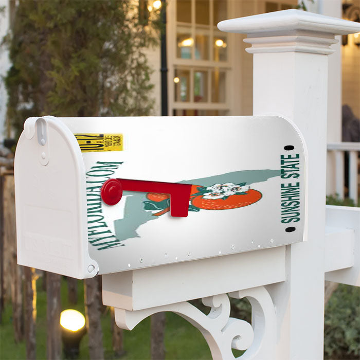 Florida Plate Magnetic Mailbox Cover 18" X 21" Outdoor Decor
