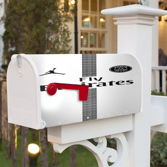 Fly Emirates White Paris Saint German Psg Feat Jordan Magnetic Mailbox Cover 18" X 21" Outdoor Decor