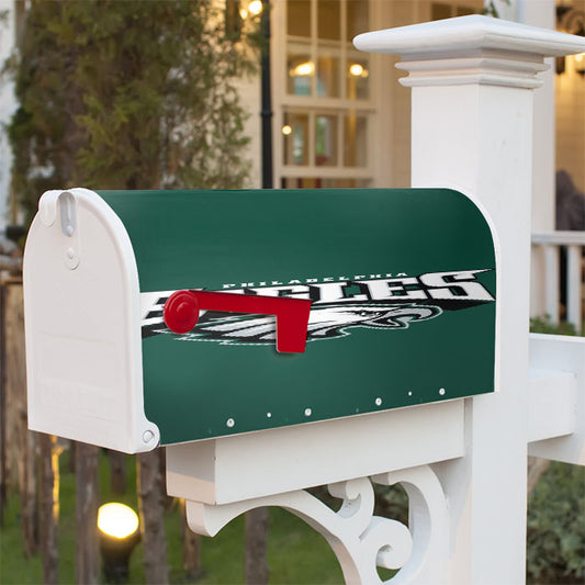 Font Philadelphia Eagles Magnetic Mailbox Cover 18" X 21" Outdoor Decor