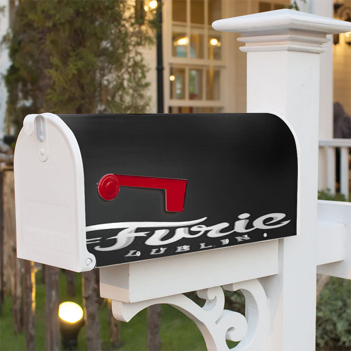 Furie Lublin Dark Grey Magnetic Mailbox Cover 18" X 21" Outdoor Decor