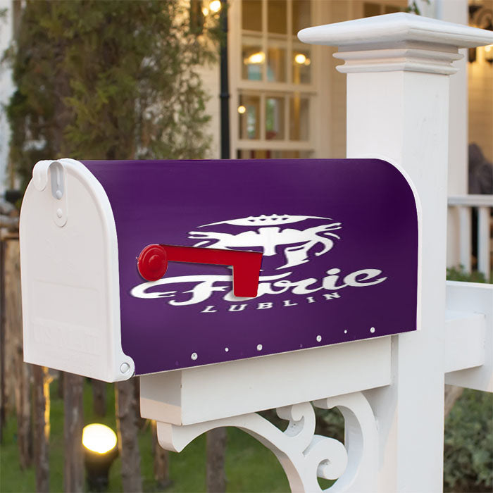 Furie Lublin Logo Purple Magnetic Mailbox Cover 18" X 21" Outdoor Decor