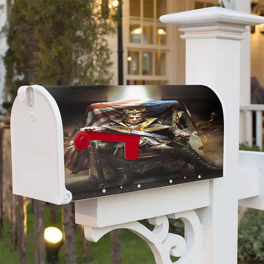 George Washington With Eagle Magnetic Mailbox Cover 18" X 21" Outdoor Decor