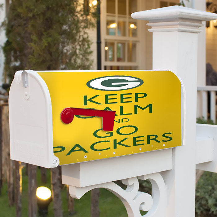 Go Packers Magnetic Mailbox Cover 18" X 21" Outdoor Decor