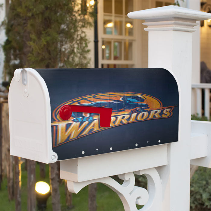 Golden State Warriors 2 Magnetic Mailbox Cover 18" X 21" Outdoor Decor