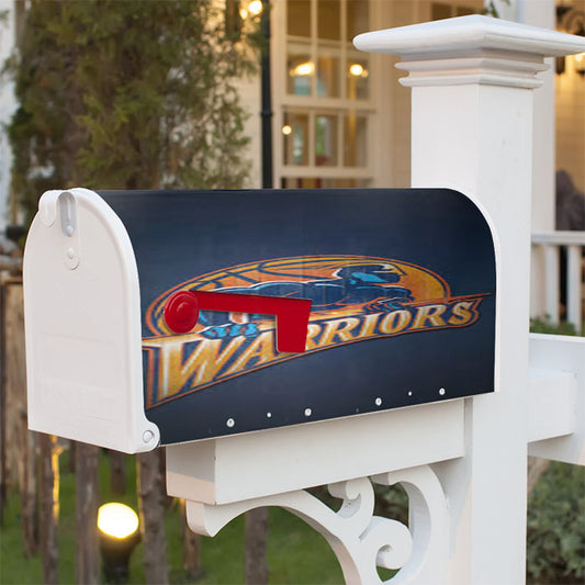 Golden State Warriors 2 Magnetic Mailbox Cover 18" X 21" Outdoor Decor