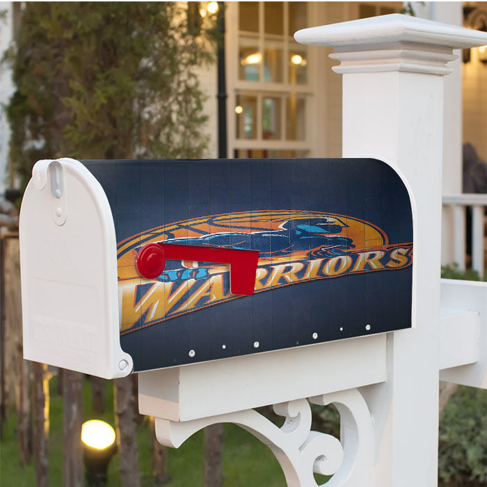 Golden State Warriors Basketball Logo Wood Magnetic Mailbox Cover 18" X 21" Outdoor Decor