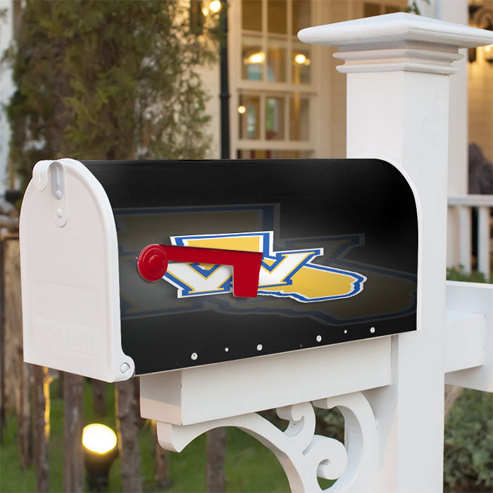 Golden State Warriors Black Magnetic Mailbox Cover 18" X 21" Outdoor Decor