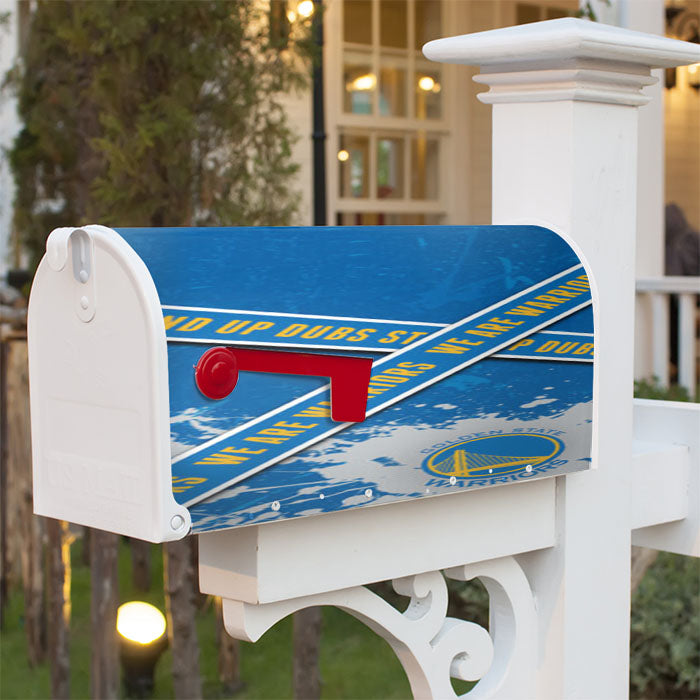 Golden State Warriors Dubs Magnetic Mailbox Cover 18" X 21" Outdoor Decor