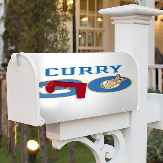 Golden State Warriors Stephen Curry 0 Magnetic Mailbox Cover 18" X 21" Outdoor Decor